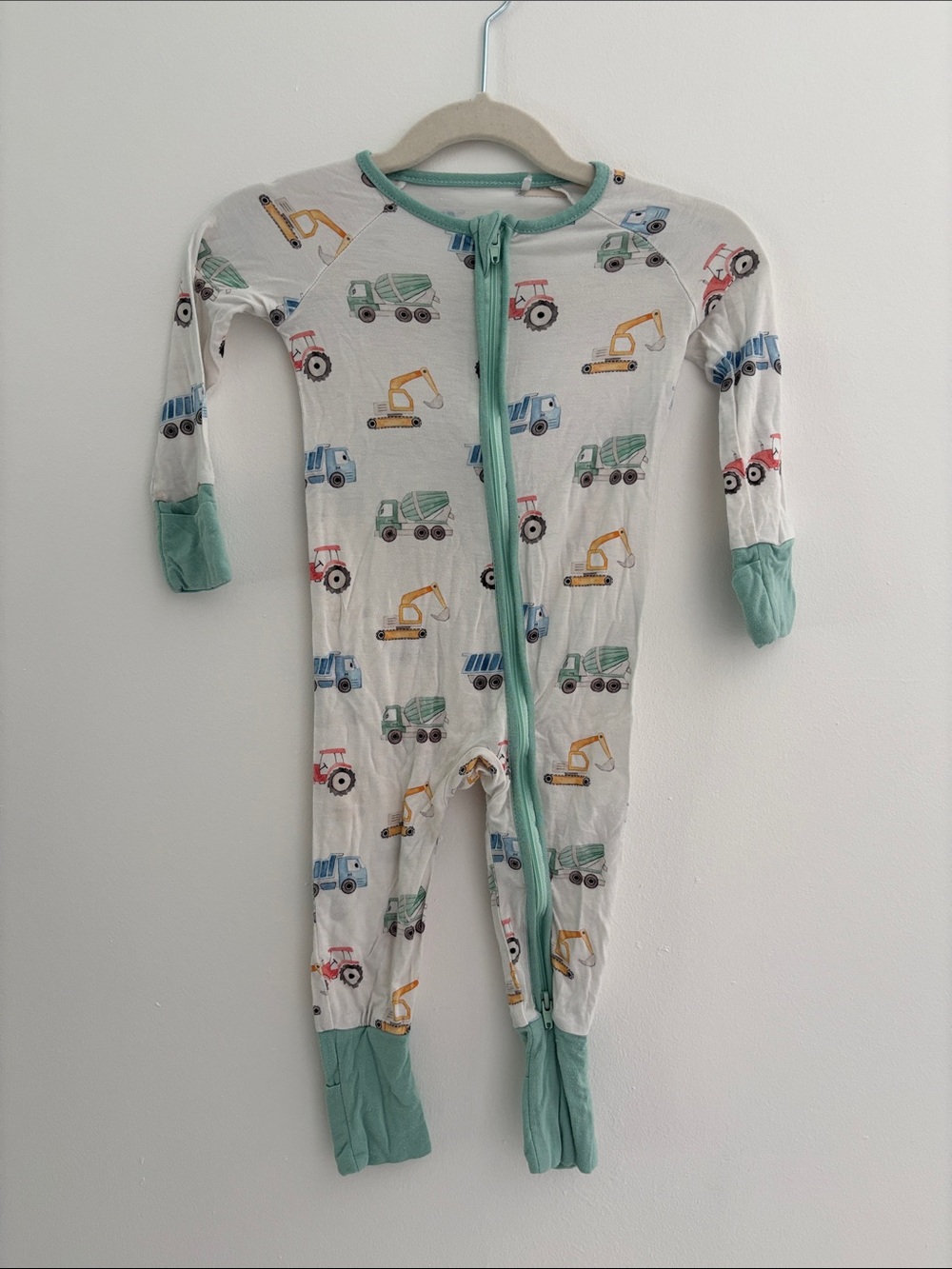 Truck Print Bamboo Footed Pajamas Size 6-9M